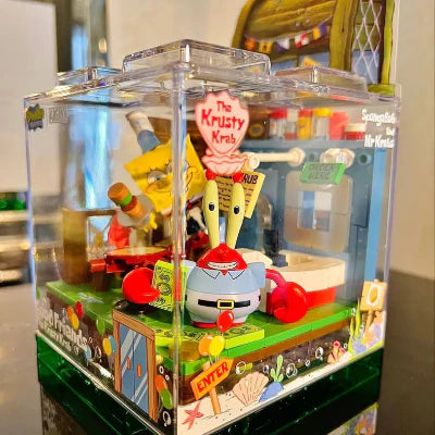 Bloc de Construction - SpongeSquad™ - Restaurant Le Crabe Croustillant