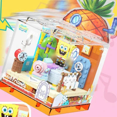 Bloc de Construction - SpongeSquad™ - Maison Bob L'éponge