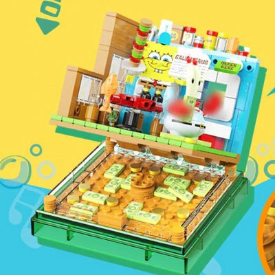 Bloc de Construction - SpongeSquad™ - Restaurant Le Crabe Croustillant
