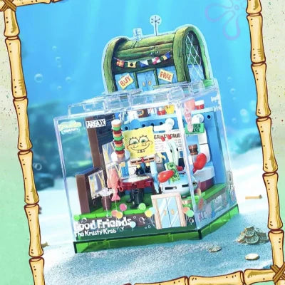 Bloc de Construction - SpongeSquad™ - Restaurant Le Crabe Croustillant