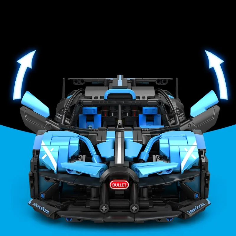 Bloc de Construction - CarAssemblageBlocks™ - Bleu